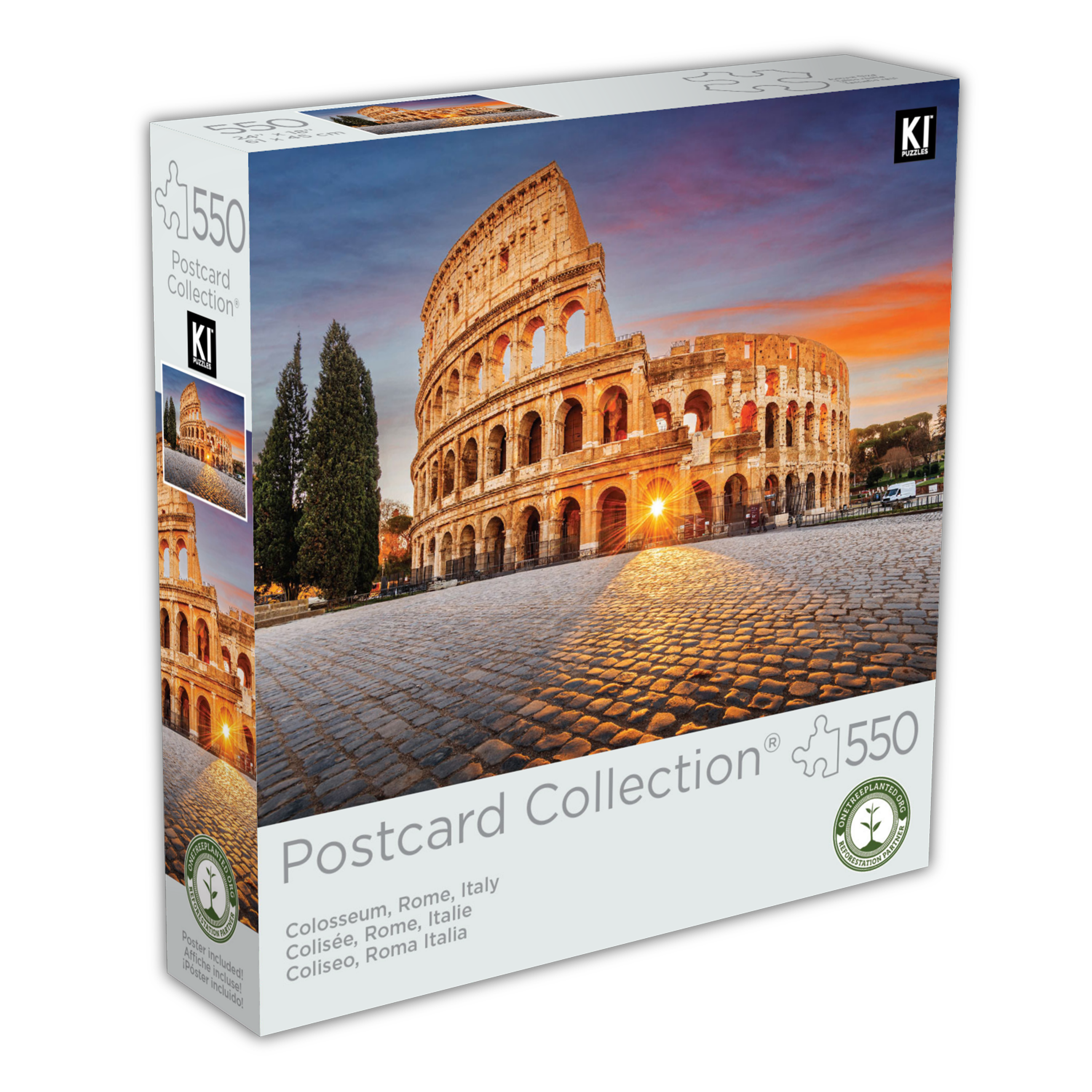 Collection de cartes postales - Colisée, Rome, Italie (550 pièces)