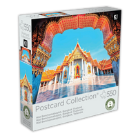 Postcard Collection -  Wat Benchamabophit, Bangkok, Thailand  (550pcs)