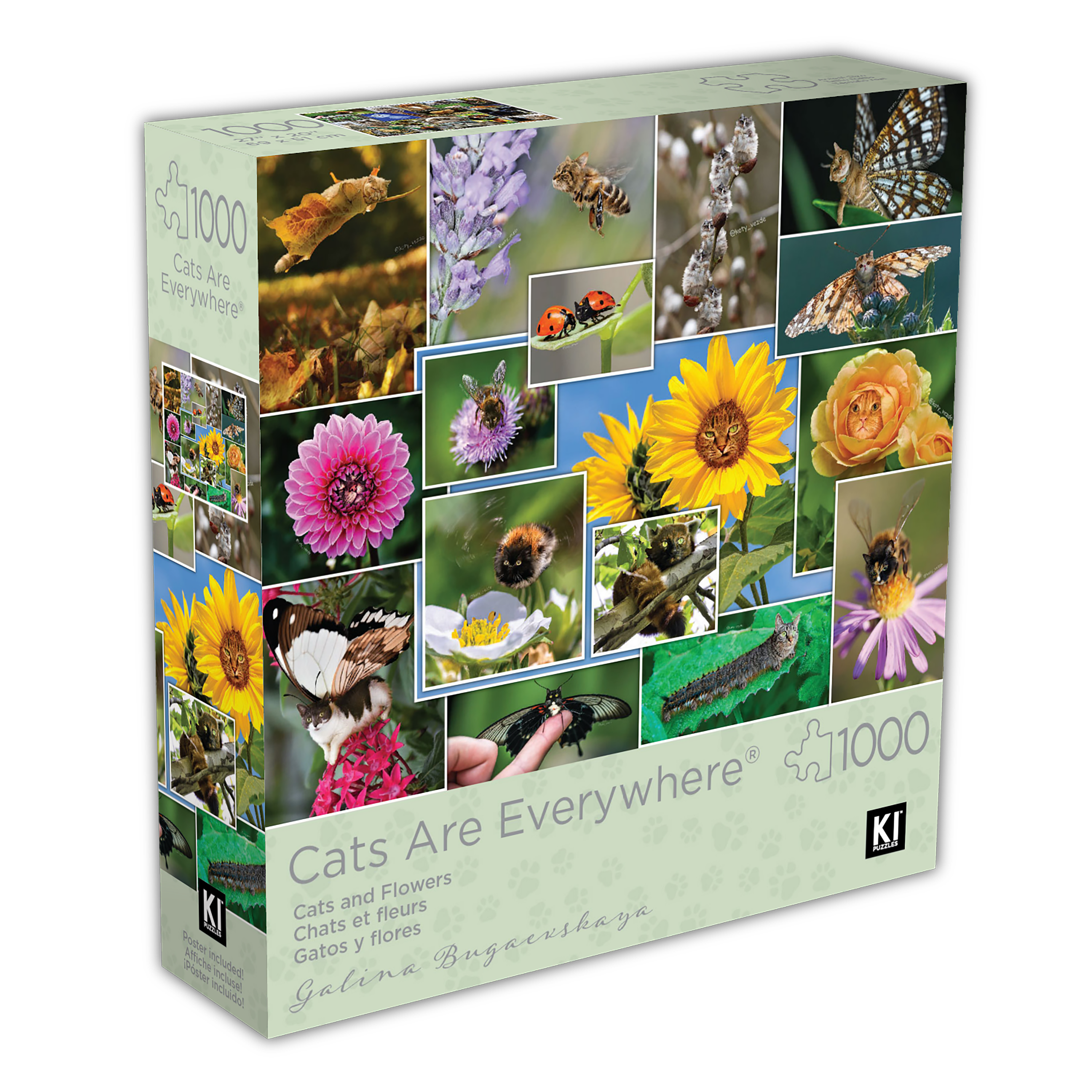 Cats Are Everywhere - Cats & Flowers (1000pcs)