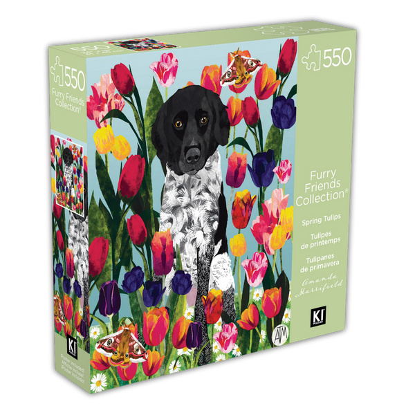 Buy Pfg furry friends - spring tulips (550pcs) (usage/used - puzzles ...