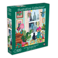 Collection d'illustration PFG - New York Cat (500pcs) (utilisation / utilisée - puzzles pour de bon)