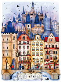 PFG Cities at Midnight - Prague, Madalina Tantareanu (1000pcs) (Usage/Used - PUZZLES FOR GOOD)