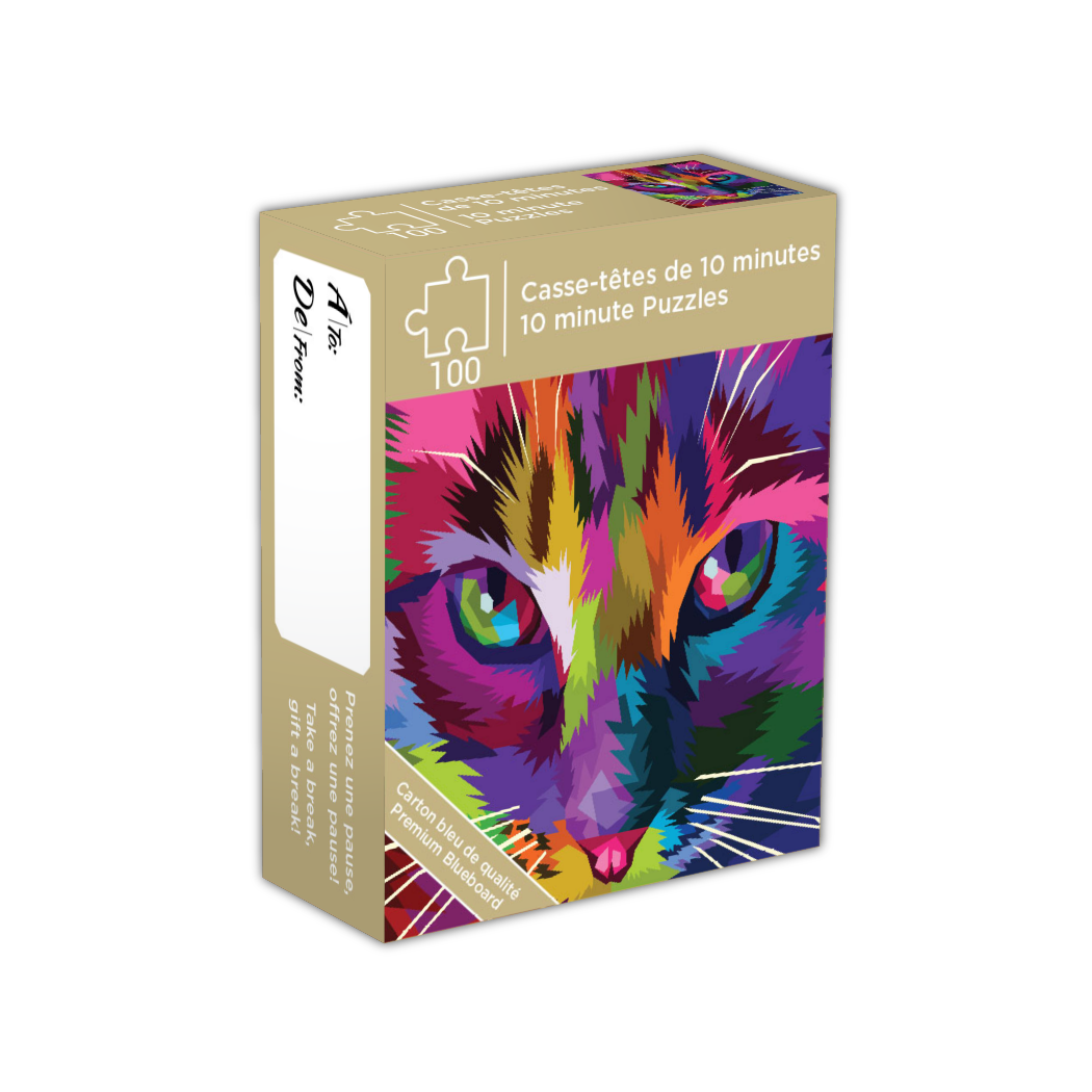 10-minute Break - Neon Cat (100pcs)