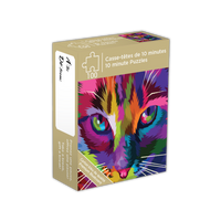 Pause de 10 minutes - chat néon (100pcs)