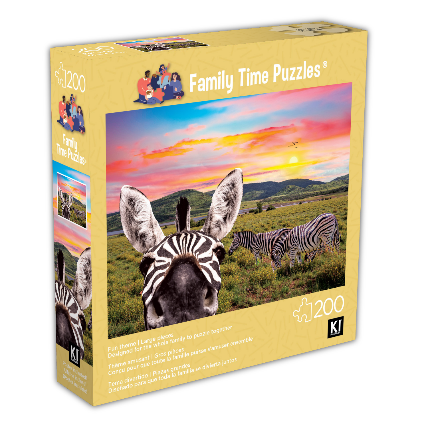 Family Time - Zebra (200pcs)