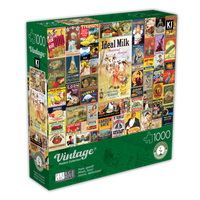 PFG Affiches vintage - miam, bon! (1000pcs) (utilisation / utilisée - puzzles pour de bon)