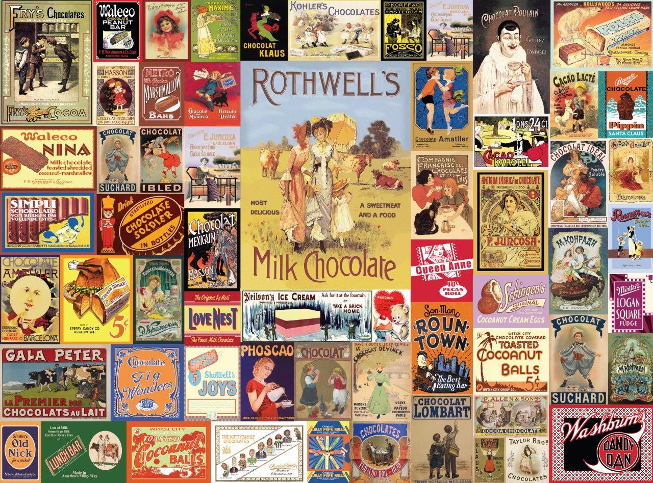 PFG Vintage Posters - Sweet Offer! (1000pcs) (Usage/Used - PUZZLES FOR GOOD)