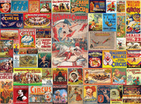 Affiches vintage - Le cirque est de retour en ville (1000pcs)