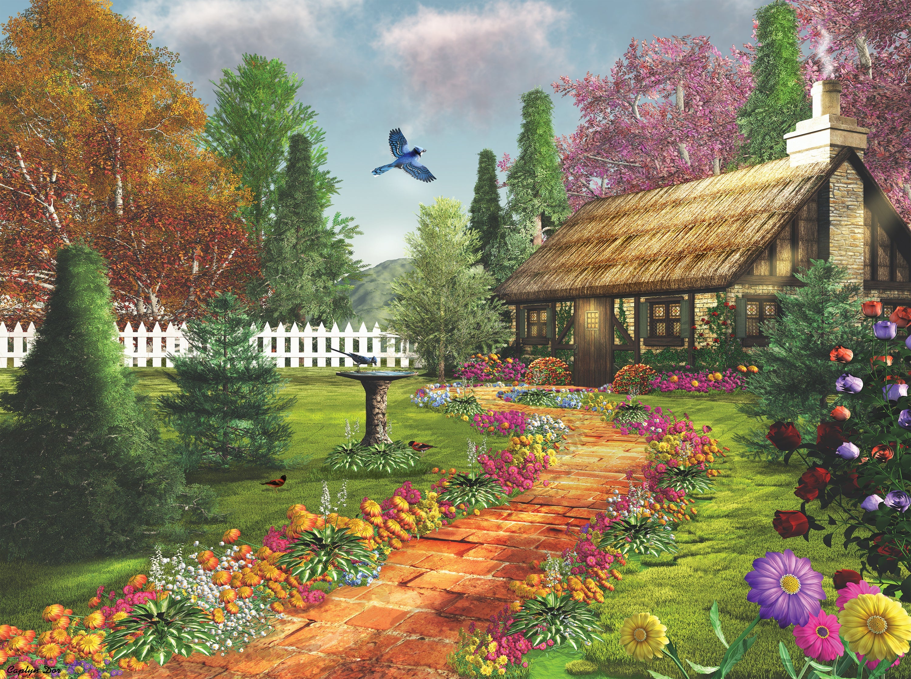 PFG Midsummer's Joy, Caplyn Dor (1000pcs) (Usage/Used - PUZZLES FOR GOOD)