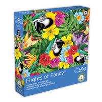 Flights of Fancy - Macaw in an Exotic Jungle (550pcs)
