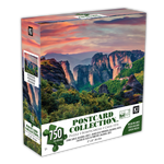 Collection de cartes postales PFG - Spring Sunset, Kalabaka, Grèce (750pcs) (utilisation / utilisée - puzzles pour de bon)