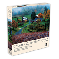 PFG Country Collection - Iconic Farmstead, Sleepy Hollow (750pcs) (Usage/Used - PUZZLES FOR GOOD)