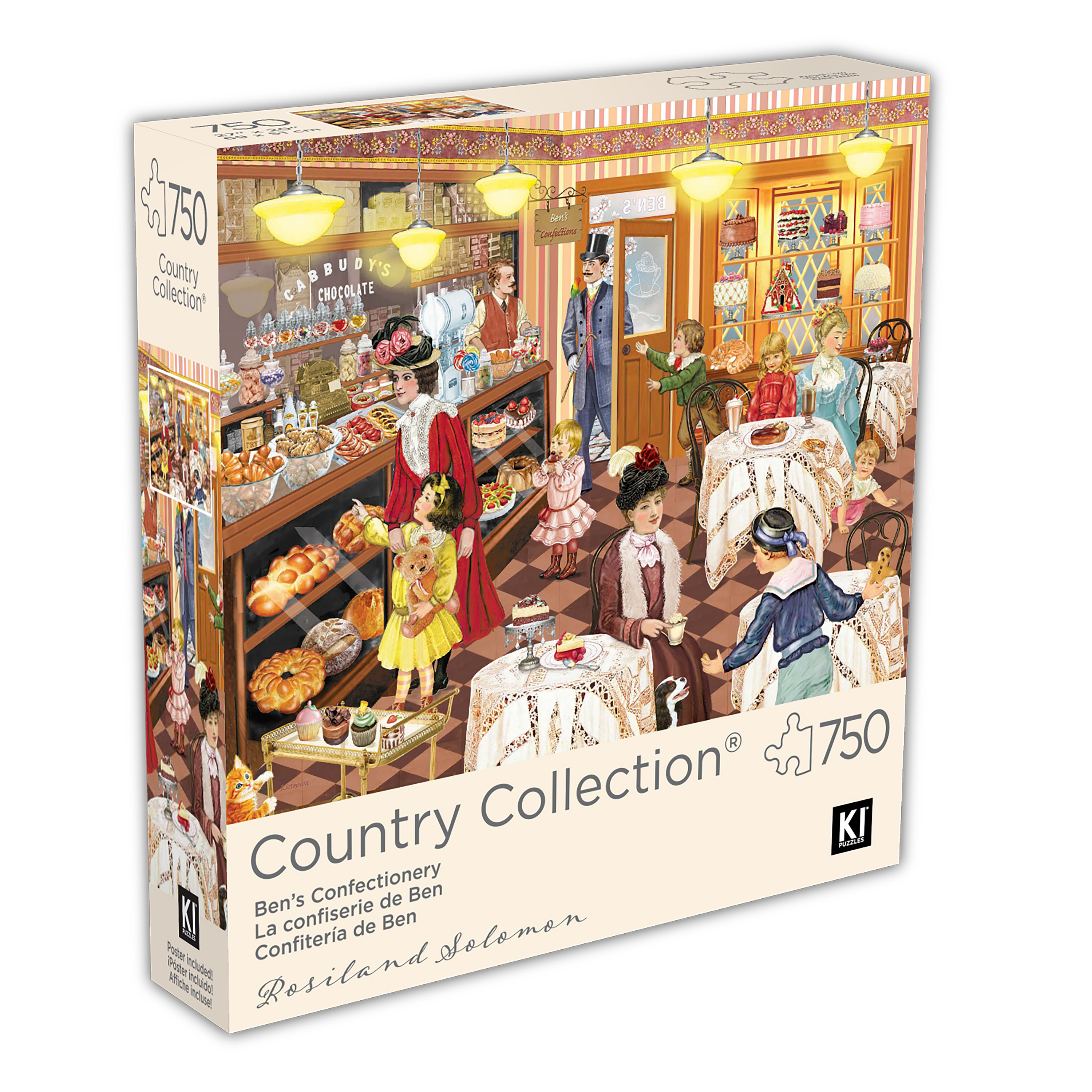 PFG Country Collection - Ben's Confectionery, Rosiland Solomon (750pcs) (Usage/Used - PUZZLES FOR GOOD)