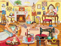 PFG Country Collection - Kittens Visit Betsy's Room, Rosiland Solomon (750pcs) (Usage/Used - PUZZLES FOR GOOD)
