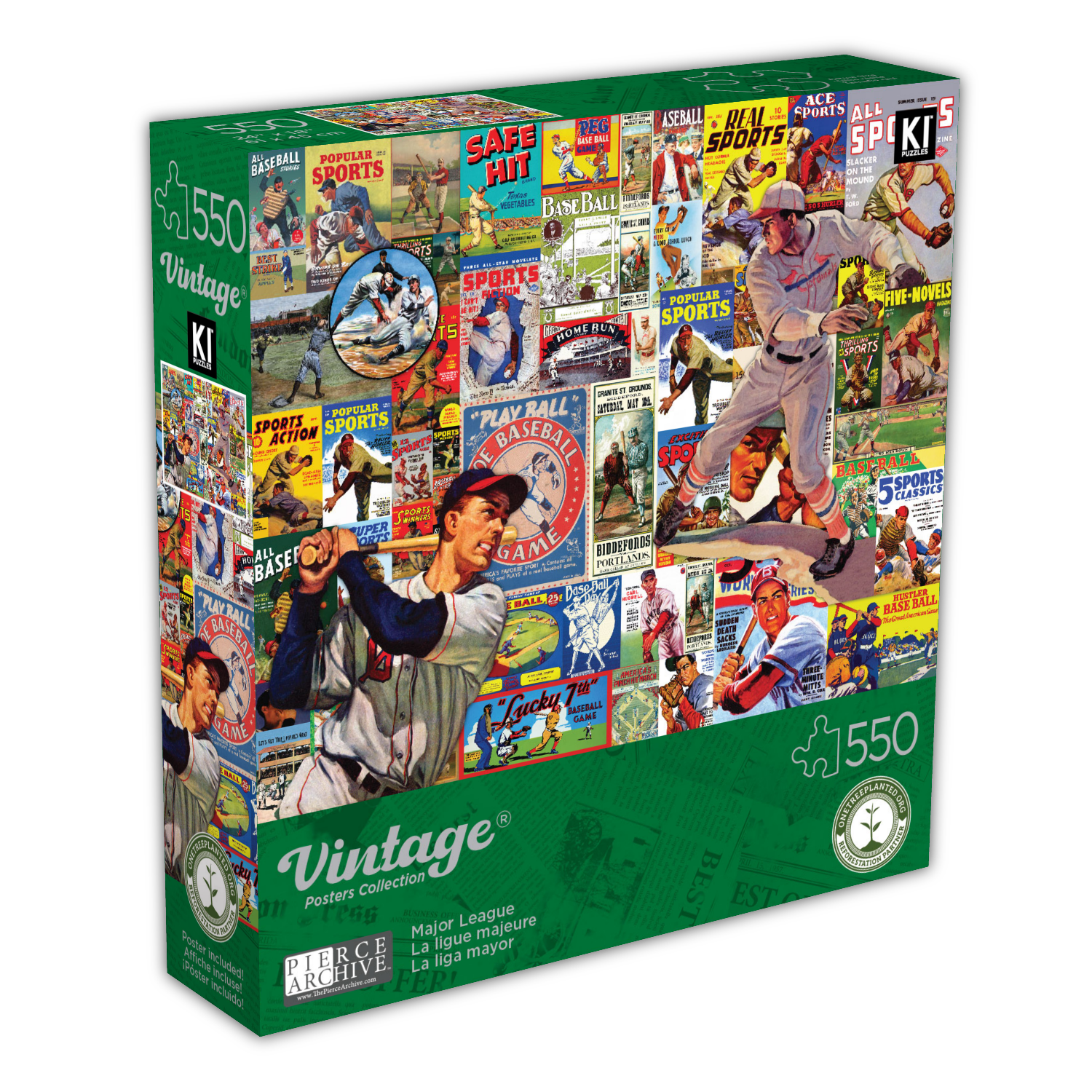 Buy Vintage posters collection - major league (550pcs) Puzzle | Jigsaw ...