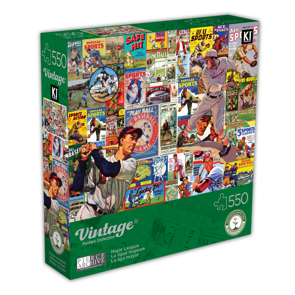 Buy Vintage posters major league (550pcs) Puzzle Jigsaw Jungle