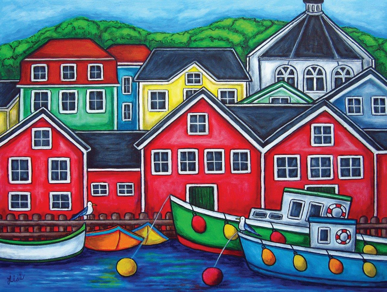 Canadian Art Collection: Colors of Lunenburg (550pcs)