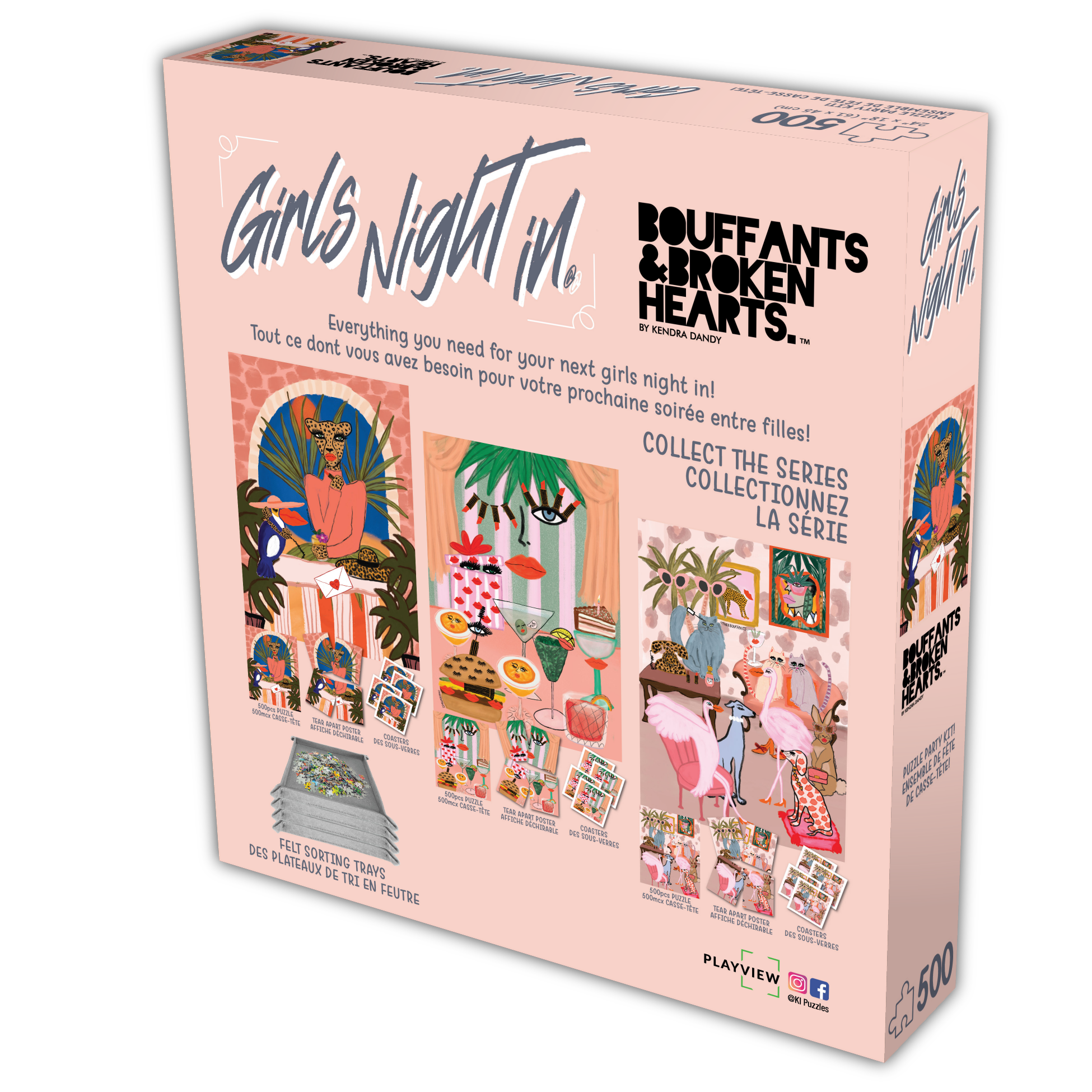 Girls Night in - Party Kisses - BBH (puzzle Party Kit) (500pcs)