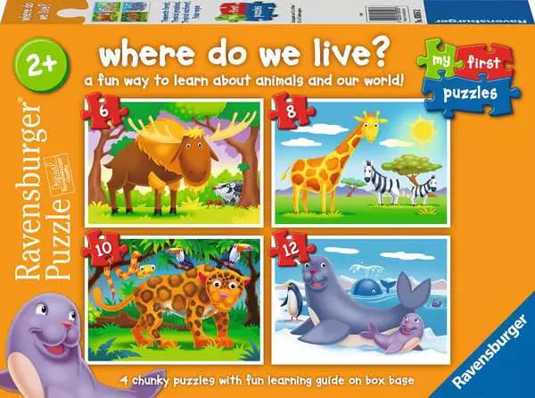 Ravensburger où vivons-nous? (Multipack)