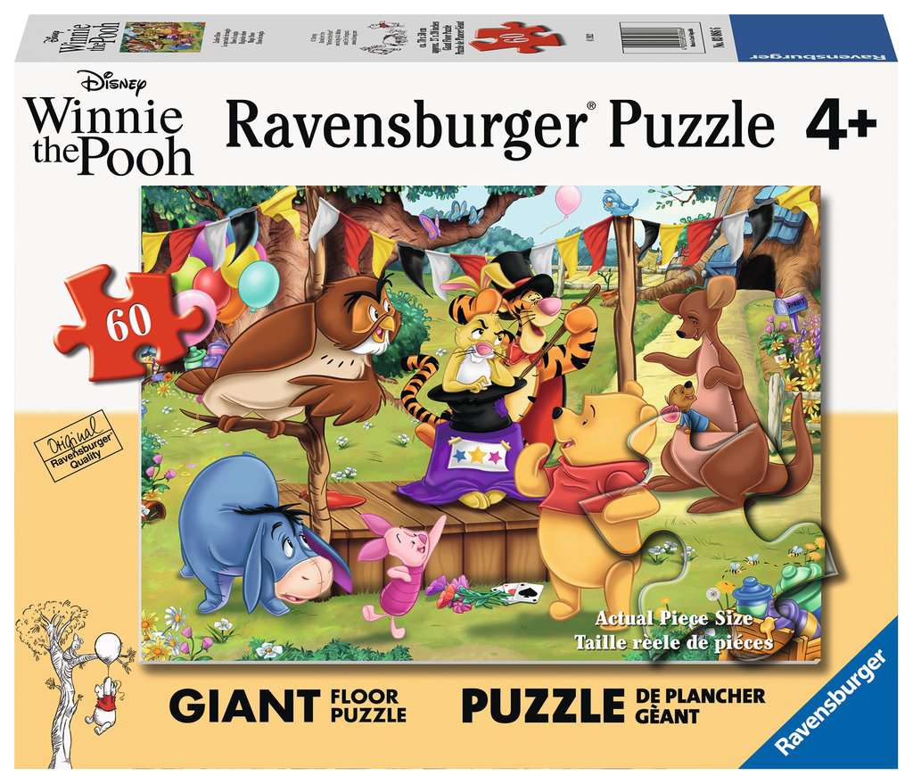 Ravensburger Winnie the Pooh - Magic Show (60pcs Giant Floor Puzzle)