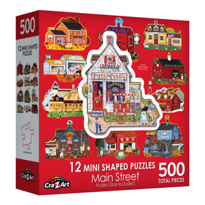 Mini Shaped - 12 Main Street Puzzles