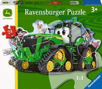 Ravensburger John Deere Tracteur en forme de tracteur (plancher 24pcs)