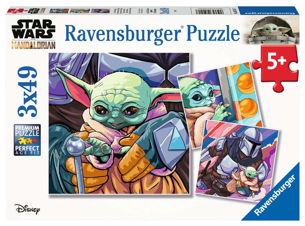 Ravensburger Star Wars The Mandalorian - Grogu Moments (3 x 49 pcs)