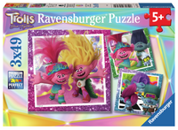 Ravensburger Trolls - Je ne peux pas arrêter la pop! (3 x 49 pcs)