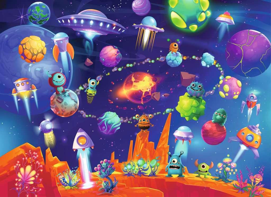 DMG Ravensburger Space Aliens (60pcs) (DAMAGED BOX)