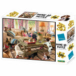 PFG Dogs in the Living Room, Greg Giordano (3D Puzzle) (500pcs)