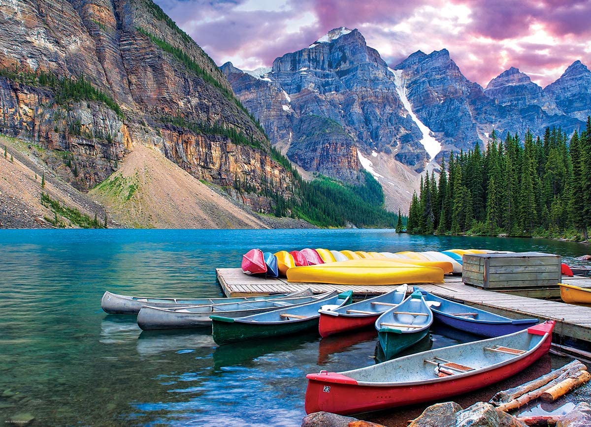 PFG Canoes on the Lake (1000pcs) (Usage/Used - PUZZLES FOR GOOD)