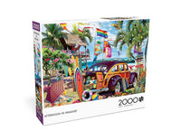 PFG après-midi à Paradise (2000pcs) (utilisation / utilisée - puzzles pour de bon)