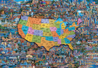 PFG Best of America (2000pcs) (Usage/Used - PUZZLES FOR GOOD)