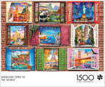PFG Windows ouverts sur le monde (1500pcs) (utilisation / utilisée - puzzles pour de bon)