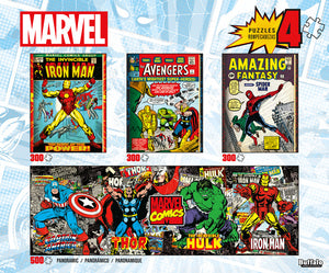 Marvel Comics - 4-in-1 Multipack (300 & 500pcs)
