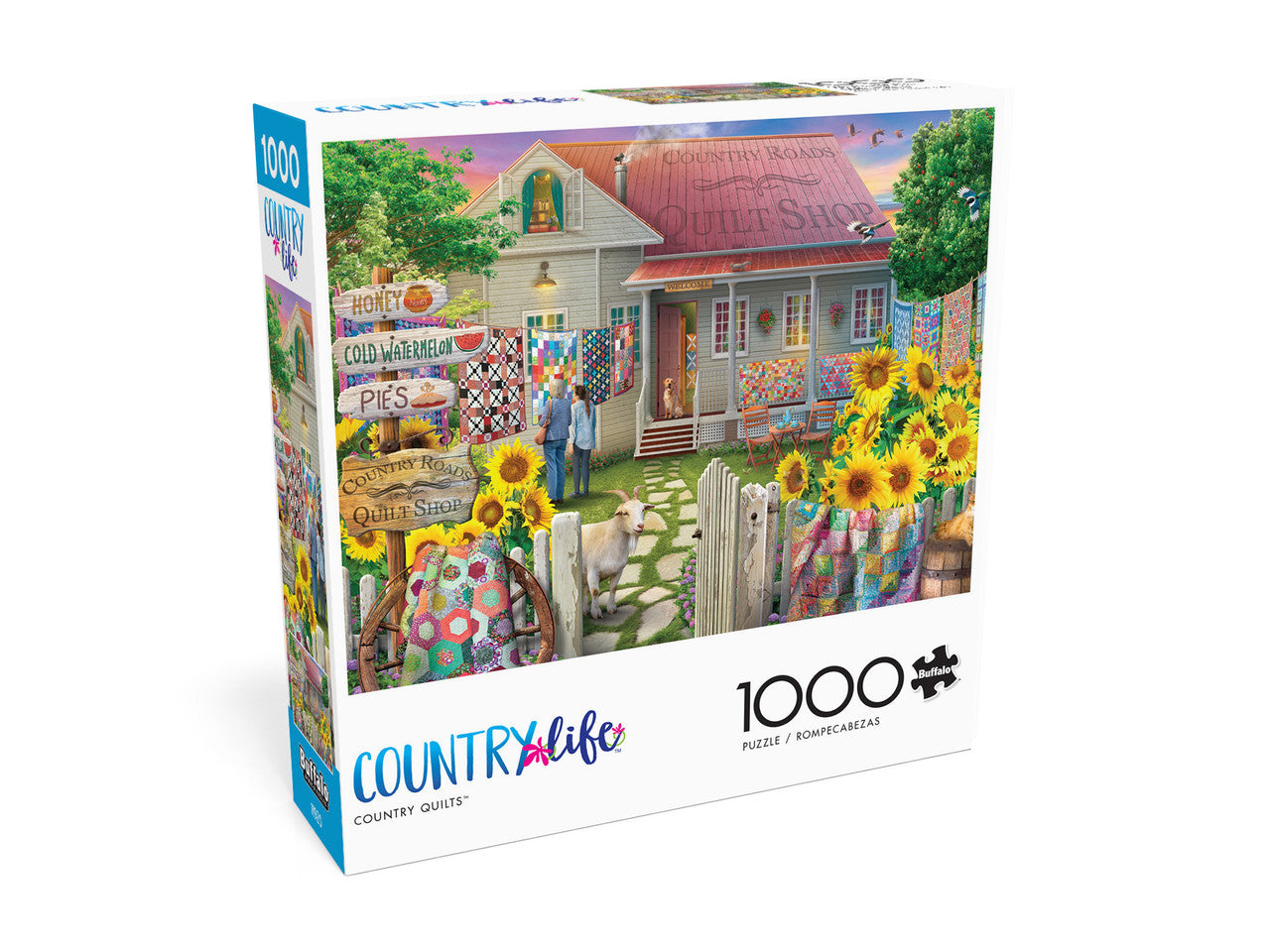 Country Life: Country Quilts (1000pcs)