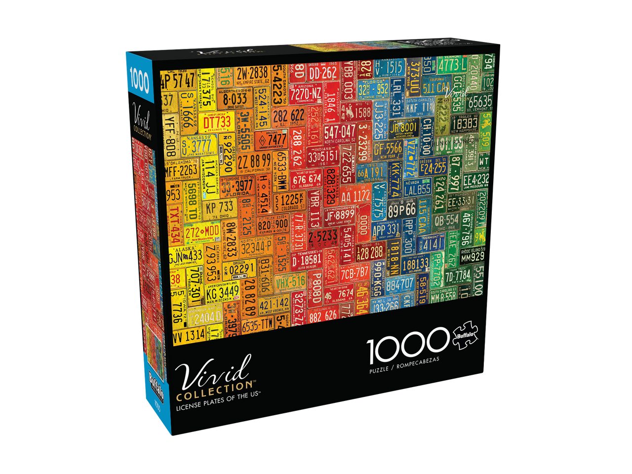 Vivid Collection - Licence Plates of the US (1000pcs)