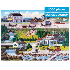 Silver - Cricket Hawk Harbor, Charles Wysocki (1000pcs)