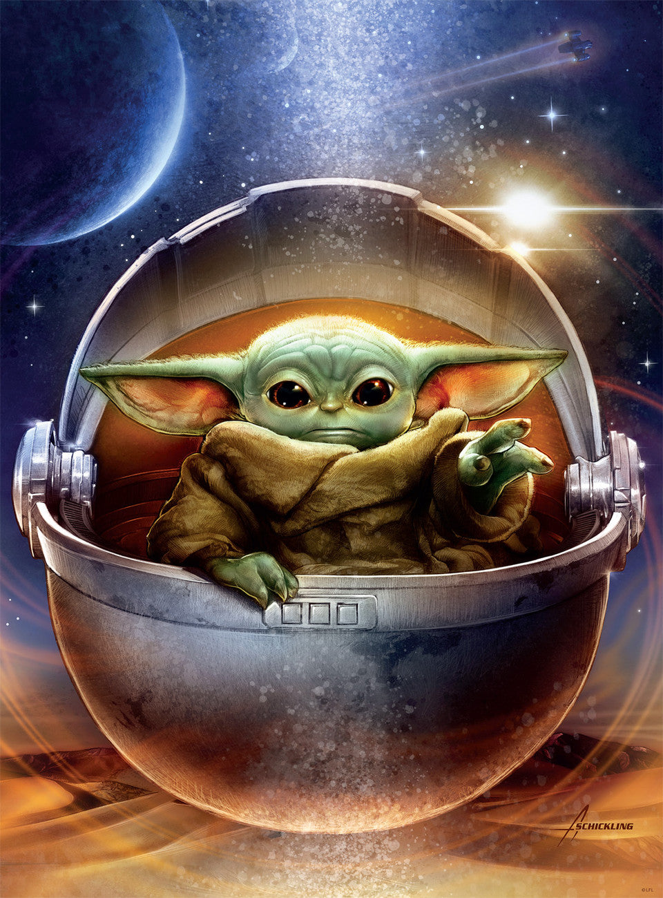 Star Wars™ Fine Art Collection - Galactic Child (1000pcs)
