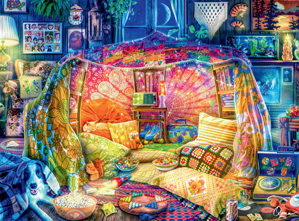 PFG Blanket Fort 1979, Aimee Stewart (1000pcs) (Usage/Used - PUZZLES FOR GOOD)