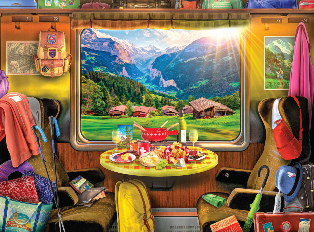 Ride en train suisse, Lars Stewart (1000pcs)