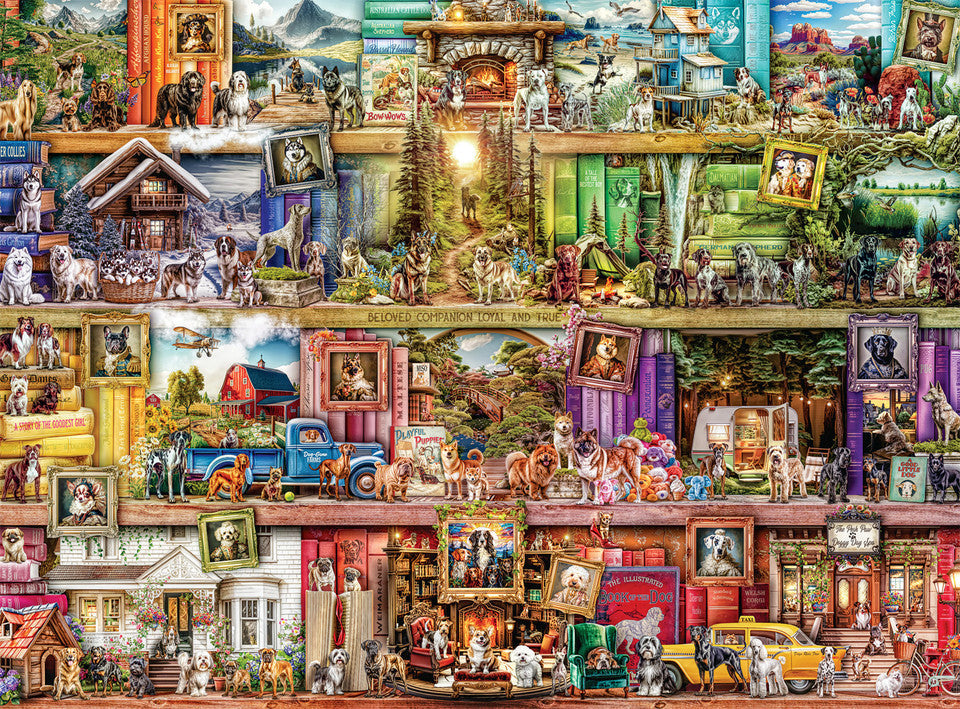 DMG The Library of Dogs, Aimee Stewart (1000pcs) (DAMAGED BOX)