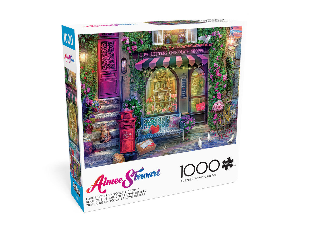 PFG Love Letters Chocolate Shoppe, Aimee Stewart (1000pcs) (Usage/Used - PUZZLES FOR GOOD)