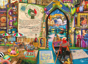 PFG Life is an Open Book - Venice, Aimee Stewart (1000pcs) (Usage/Used - PUZZLES FOR GOOD)