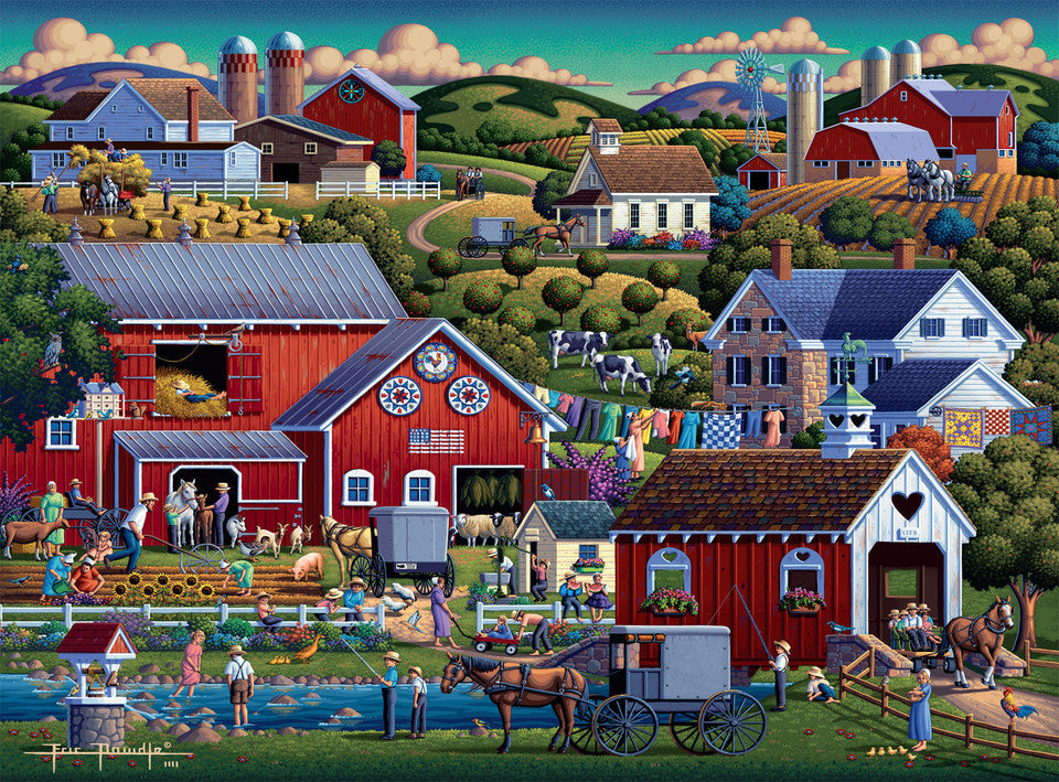 PFG Amish Country (1000pcs) (Usage/Used - PUZZLES FOR GOOD)