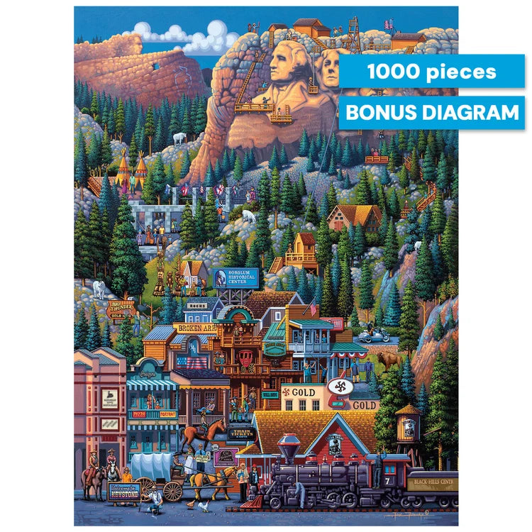 Mount Rushmore, Dowdle (1000pcs)