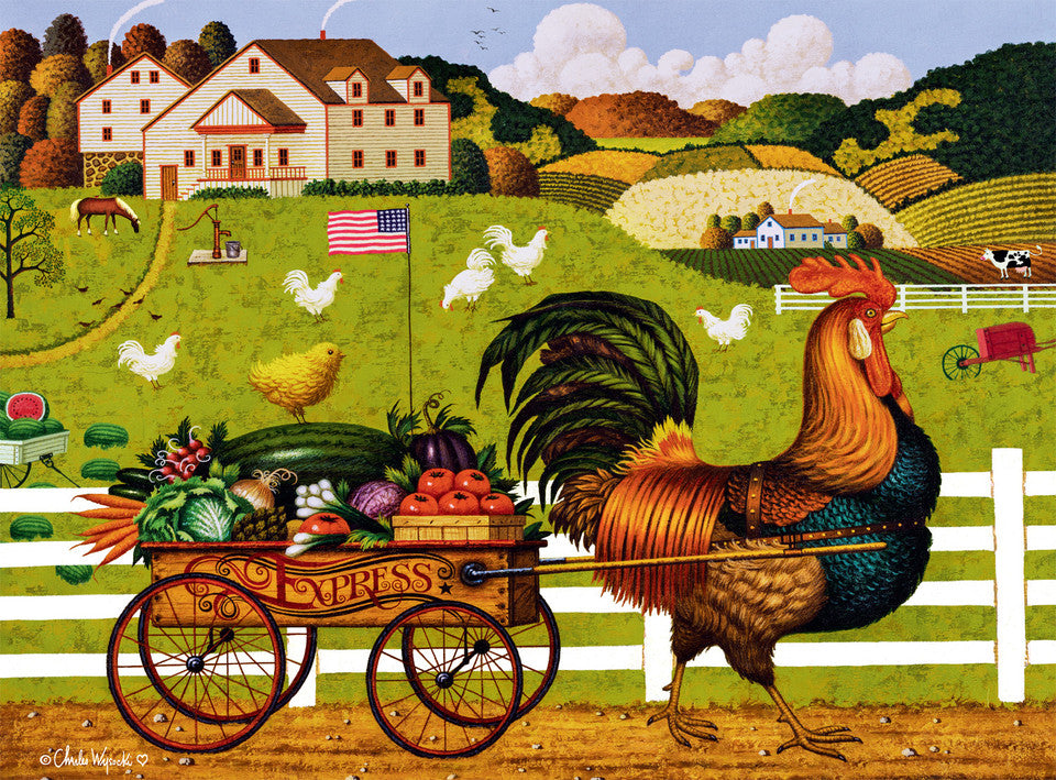 DMG Rooster Express, Charles Wysocki (1000pcs) (DAMAGED BOX)