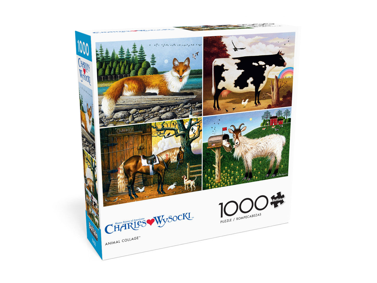 Animal Collage, Charles Wysocki (1000pcs)