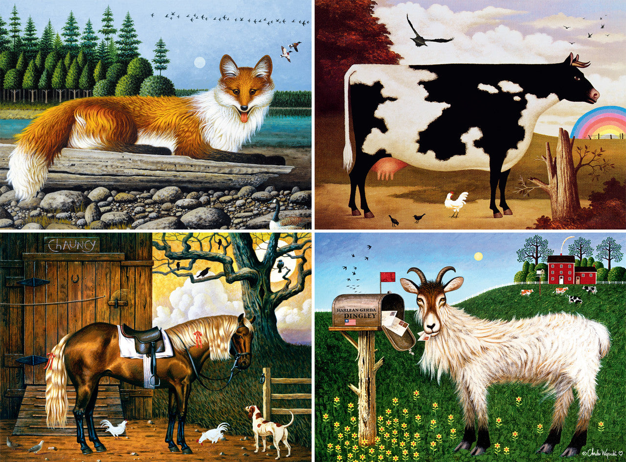 Animal Collage, Charles Wysocki (1000pcs)
