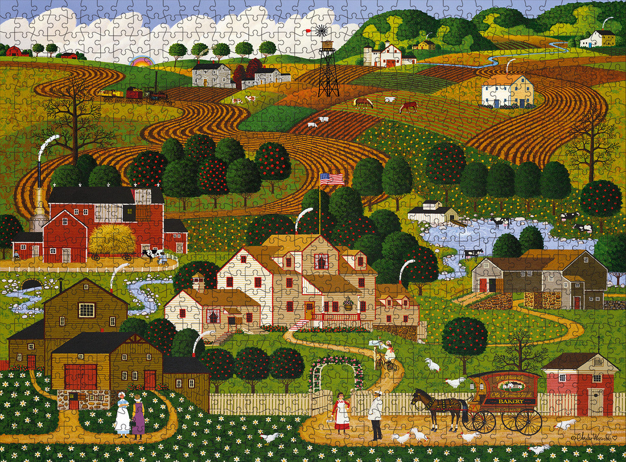 Old Homestead, Charles Wysocki (1000 pièces)